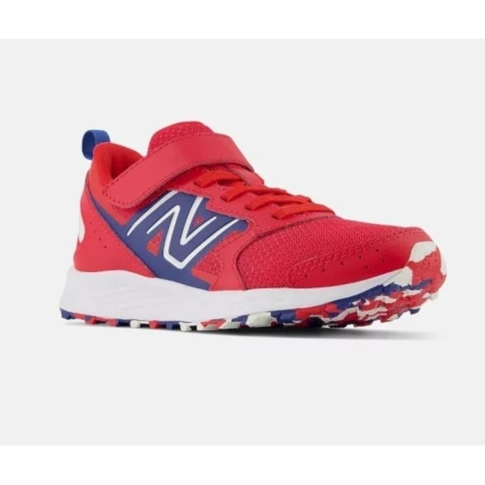 New Balance Fresh Foam 650 Bungee Lace with Top Strap (big Kid) Size 6.5 Patriot